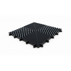 Maxton Design plastová dlaždice modulární podlahy, černá