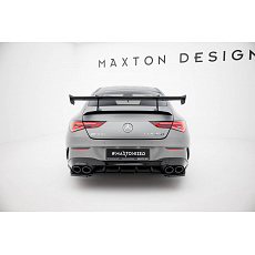 Maxton Design zadní křídlo s horním uchycením (swan-neck) pro Mercedes CLA C118 AMG 35 Aero, C118 AMG 35 Aero Facelift, C118/AMG 35, C118/AMG 35 Facelift, pravý karbon