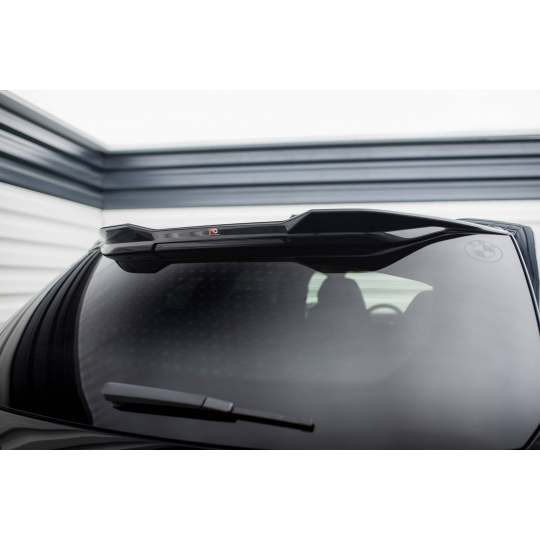 Maxton Design prodloužení spoileru 3d pro BMW XM G09, černý lesklý plast ABS