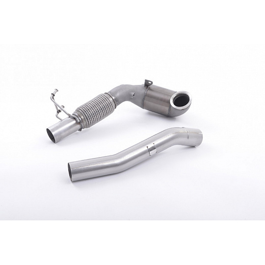 Milltek Sport downpipe a Hi-Flow sportovní katalyzátor 200 Cell HJS vč. GPF Delete sekce pro Volkswagen T-Roc R 2.0TSI 300ps (s OPF/GPF) 2019-2022, pouze pro Milltek Sport cat-back systém