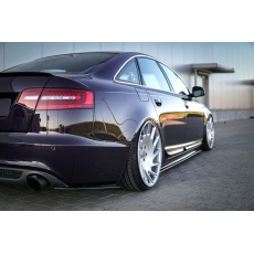 Maxton Design boční difuzory pod zadní nárazník pro Audi A6 C6 FL, černý lesklý plast ABS Maxton Design boční difuzory pod zadní nárazník pro Audi A6 C6 FL, černý lesklý plast ABS