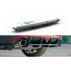 Maxton Design středový spoiler pod zadní nárazník s žebrováním pro Hyundai i30 N Mk3, Carbon-Look, Fastback Maxton Design středový spoiler pod zadní nárazník s žebrováním pro Hyundai i30 N Mk3, Carbon-Look, Fastback