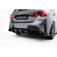 Maxton Design vložka zadního nárazníku pro BMW řada 1 F70, černý lesklý plast ABS, M135i