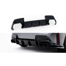 Maxton Design vložka zadního nárazníku pro BMW řada 1 F70, černý lesklý plast ABS, M135i Maxton Design vložka zadního nárazníku pro BMW řada 1 F70, černý lesklý plast ABS, M135i