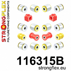 116315B: Rear suspension bush kit 116315B: Rear suspension bush kit