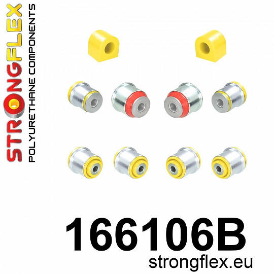 166106B: Front suspension bush kit