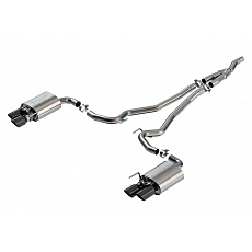 Borla Cat-Back výfukový systém "S-Type" pro Ford Mustang EcoBoost 2.3L 4Cyl., automat, r.v. 2024-2026, typ koncovek: černé Borla Cat-Back výfukový systém "S-Type" pro Ford Mustang EcoBoost 2.3L 4Cyl., automat, r.v. 2024-2026, typ koncovek: černé