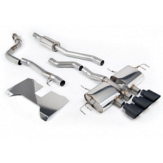 Milltek Sport homologovaný výfuk cat-back s rezonátorem pro Honda Civic Type R FL5 2.0 i-VTEC 2022-, typ koncovky: GT115 černé