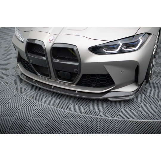 Maxton Design křidélka pod přední nárazník pro BMW řada M4 G82, materiál pravý karbon