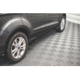 Maxton Design difuzory pod boční prahy pro Ford Escape Mk3, černý lesklý plast ABS