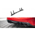 Maxton Design "Street Pro" difuzor zadního nárazníku pro BMW Z4 G29 /M-Pack, plast ABS bez povrchové úpravy, s červenou linkou