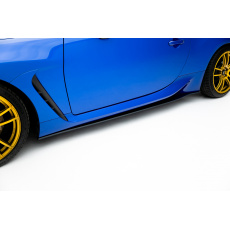 Maxton Design "Street Pro" difuzory pod boční prahy ver.1 pro Toyota GR86 Mk1, plast ABS bez povrchové úpravy, s červenou linkou