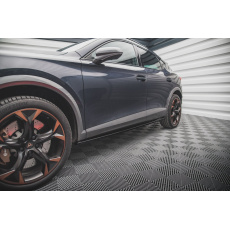 Maxton Design difuzory pod boční prahy pro Cupra Formentor Mk1, černý lesklý plast ABS