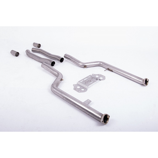 Milltek Sport náhrada GPF/OPF bez rezonátoru (hlasitější) pro BMW řada 4 G82 M4/M4 Competition S58 3.0 Turbo (s OPF/GPF) 2020-2024, pouze pro OE Downpipes & OE OPF/GPF Back systém