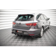 Maxton Design boční difuzory pod zadní nárazník ver.2 pro Seat Leon FR Mk3, černý lesklý plast ABS