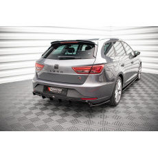 Maxton Design boční difuzory pod zadní nárazník ver.2 pro Seat Leon FR Mk3, černý lesklý plast ABS