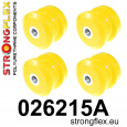026215A: Strongflex Sada silentbloků zadního nosníku varianta SPORT