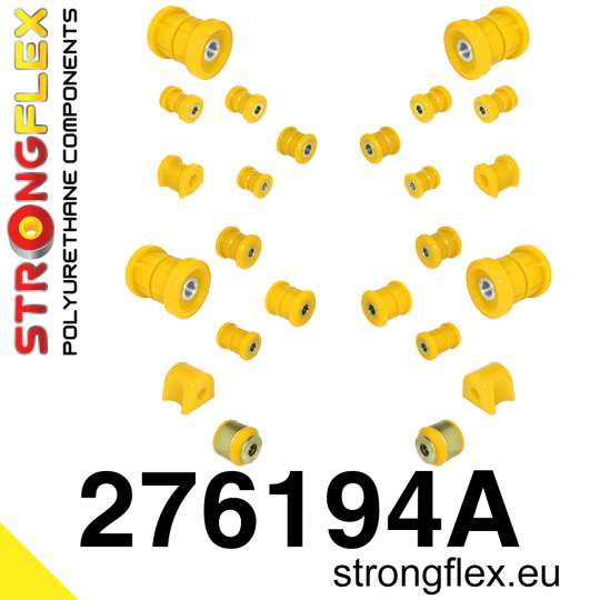 276194A: Strongflex Kompletní sada silentbloků pro zavěšení varianta SPORT