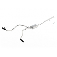 Borla Cat-Back výfukový systém "ATAK" typ 36 s koncovkami na boku pro GMC Sierra 1500 5,3l EC/SB 78,7", CC/SHB 69,3", WB 143,5", r.v. od 14-18, typ koncovek: černé
