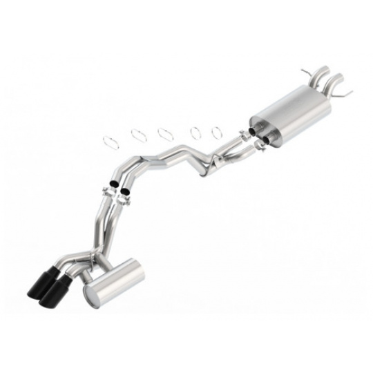 Borla Cat-Back výfukový systém "Touring" pro Lincoln Navigator 3,5l Twin Turbo s automat. přev. 4-dvéř. AWD, r.v. 2018-2020