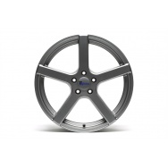 TA Technix XF1 ALU lité kolo konkávní 8,5x19 - šedá Gunmetal, 5x112, 66,6/57,1 ET35