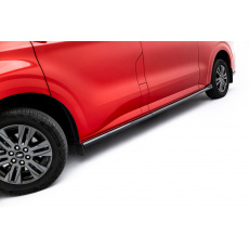 Maxton Design difuzory pod boční prahy pro Ford Transit Custom Mk2, černý lesklý plast ABS