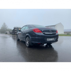 Fox Sportauspuff koncový tlumič výfuku s koncovkou 115x85 Typ 32 pro Opel Astra H s motorem 1.6, 1.8