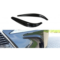 Maxton Design rámečky předního nárazníku pro Lexus NX Mk1, černý lesklý plast ABS Maxton Design rámečky předního nárazníku pro Lexus NX Mk1, černý lesklý plast ABS