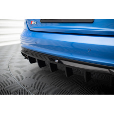 Maxton Design vložka zadního nárazníku pro Audi A4 B8, černý lesklý plast ABS, S-Line Sedan / S-Line Avant, verze s dvojitou koncovkou na jedné straně Maxton Design vložka zadního nárazníku pro Audi A4 B8, černý lesklý plast ABS, S-Line Sedan / S-Line Avant, verze s dvojitou koncovkou na jedné straně