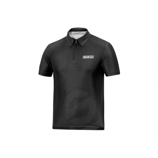 Sparco Subly polokošile, barva: černá, velikost: S Sparco Subly polokošile, barva: černá, velikost: S