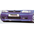 Rieger spoiler pod přední nárazník RT 01 pro Volkswagen Polo 4 6N 3-dvéř., 5-dvéř., r.v. 10/94-01, plast ABS bez povrchové úpravy, se Styling paketem