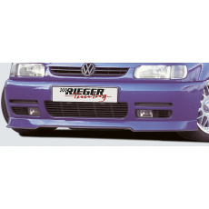 Rieger spoiler pod přední nárazník RT 01 pro Volkswagen Polo 4 6N 3-dvéř., 5-dvéř., r.v. 10/94-01, plast ABS bez povrchové úpravy, se Styling paketem