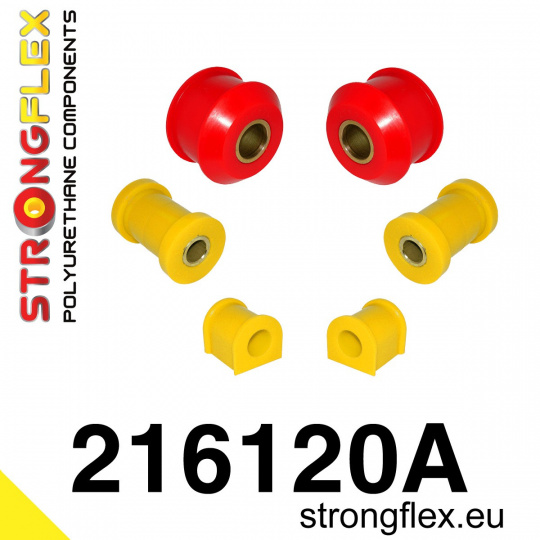216120A: Strongflex Sada silentbloků předního zavěšení z polyuretanu varianta SPORT