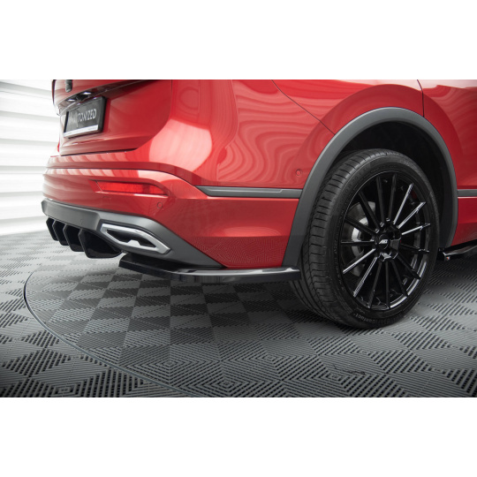 Maxton Design boční difuzory pod zadní nárazník pro Seat Tarraco Mk1 FR, černý lesklý plast ABS