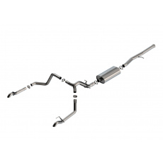 Borla Cat-Back výfukový systém "Touring" pro GMC Sierra 1500 AT4X, 6,2L V8, automat, 4WD, CC s SB (5'9''), 147,4'' WB, r.v. 2022-2023 Borla Cat-Back výfukový systém "Touring" pro GMC Sierra 1500 AT4X, 6,2L V8, automat, 4WD, CC s SB (5'9''), 147,4'' WB, r.v. 2022-2023