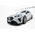Maxton Design spoiler pod přední nárazník ver.3 pro BMW řada 1 F70, černý lesklý plast ABS, M135i / M-Pack