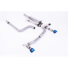 Milltek Sport homologovaný výfuk cat-back GPF Back Maxton Designs pro Ford Fiesta Mk8/Mk8.5 ST 1.5 EcoBoost 200PS (Post Sept 2020 Models Only) 2020-2024, GT-100 dvojité titanově modré koncovky