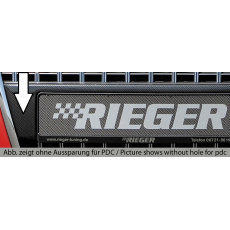 Rieger držák RZ pro Audi A4 8H kabriolet před faceliftem, plast ABS s povrchovou úpravou Carbon-Look Rieger držák RZ pro Audi A4 8H kabriolet před faceliftem, plast ABS s povrchovou úpravou Carbon-Look