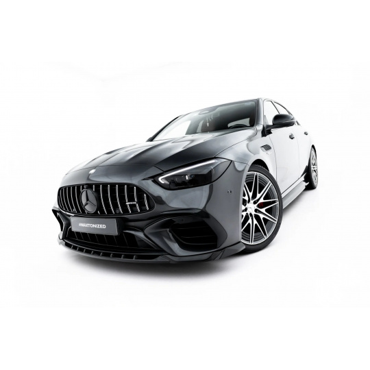 Maxton Design spoiler pod přední nárazník pro Mercedes třída C S206 63 AMG, W206 63 AMG, černý lesklý plast ABS Maxton Design spoiler pod přední nárazník pro Mercedes třída C S206 63 AMG, W206 63 AMG, černý lesklý plast ABS
