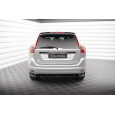 Maxton Design středový spoiler pod zadní nárazník pro Volvo XC60 Mk1 Facelift R-Design, černý lesklý plast ABS