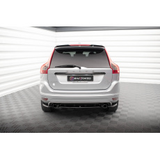 Maxton Design středový spoiler pod zadní nárazník pro Volvo XC60 Mk1 Facelift R-Design, černý lesklý plast ABS Maxton Design středový spoiler pod zadní nárazník pro Volvo XC60 Mk1 Facelift R-Design, černý lesklý plast ABS