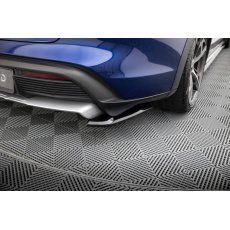 Maxton Design boční difuzory pod zadní nárazník pro Porsche Taycan 4S, černý lesklý plast ABS, Cross Turismo