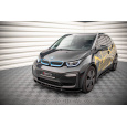 Maxton Design spoiler pod přední nárazník ver.2 pro BMW i3 Mk1 Facelift, černý lesklý plast ABS