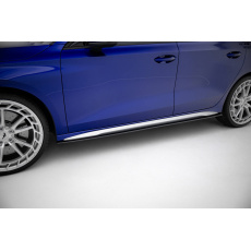 Maxton Design "Street Pro" difuzory pod boční prahy pro Audi A3 8Y Facelift, plast ABS bez povrchové úpravy, S-Line / S-Line Sedan