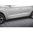 Maxton Design difuzory pod boční prahy pro Škoda Kodiaq RS Facelift, černý lesklý plast ABS
