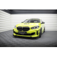 Maxton Design "Street Pro" spoiler pod přední nárazník s křidélky pro BMW řada 1 F40, plast ABS bez povrchové úpravy, s červenou linkou, M-Pack / M135i