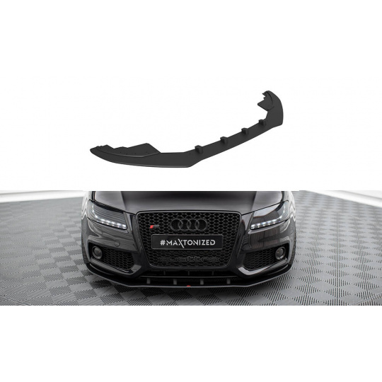 Maxton Design "Street Pro" spoiler pod přední nárazník pro Audi A5 8T, plast ABS bez povrchové úpravy, S-Line