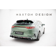 Maxton Design "Street Pro" difuzor zadního nárazníku pro Kia Proceed Mk1 Facelift GT, plast ABS bez povrchové úpravy, GT-Line, s červenou linkou
