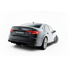 Maxton Design vložka zadního nárazníku pro Audi A4 B9, černý lesklý plast ABS, Avant / Sedan Maxton Design vložka zadního nárazníku pro Audi A4 B9, černý lesklý plast ABS, Avant / Sedan