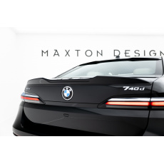 Maxton Design prodloužení spoileru 3d pro BMW řada 7 G70 M760e, G70 M-Pack, černý lesklý plast ABS